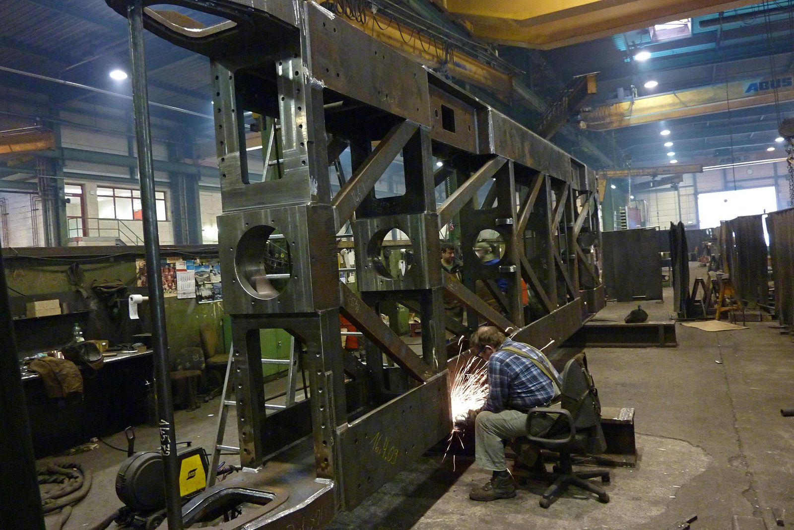 Svařence dle DIN EN 1090-2 EXC3 – Lorch – ocelové konstrukce Bock Maschinenbau