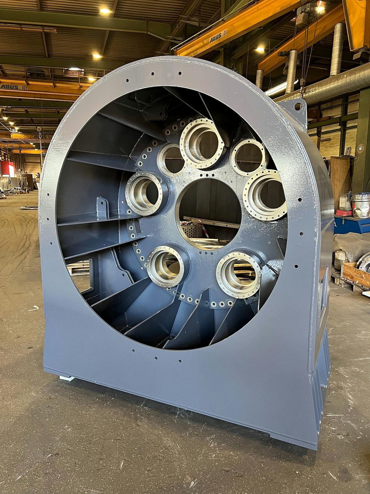 Schwerlast-Schweißkonstruktion mit mechanischer Bearbeitung – Komplettfertigung beim Lohnfertiger Bock Maschinenbau GmbH Lorch