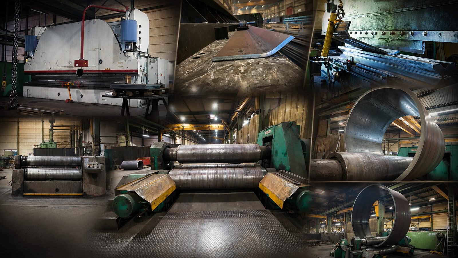Στράντζα έως 1.000 t, κυλίνδρωση, κυλίνδρωση λαμαρίνας και παραγωγή φασόν – κατασκευή ειδικών μηχανών, εγκαταστάσεων, γερανών, οχημάτων Bock