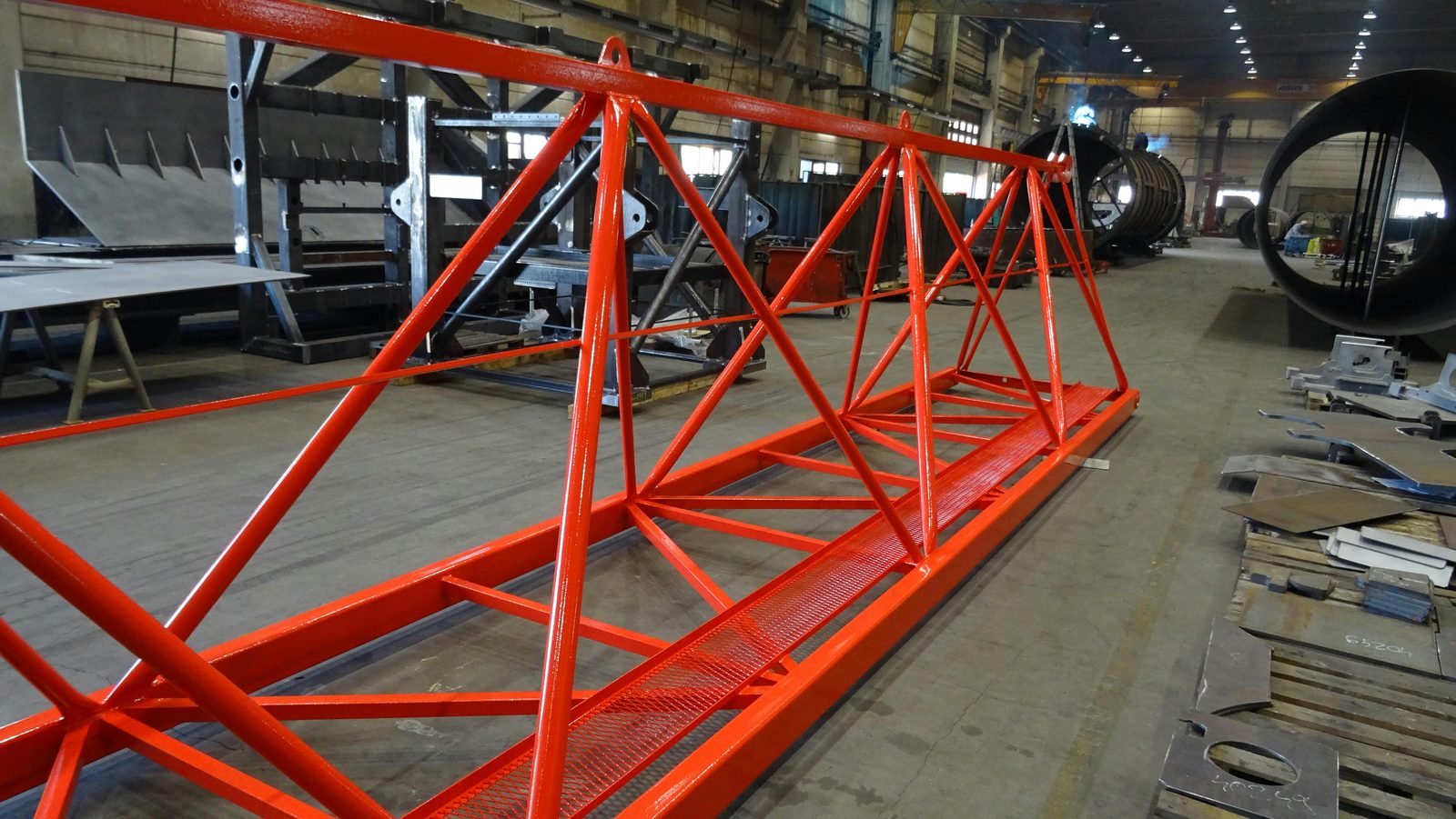 Industrieel lakken van machinebouwcomponenten in opdrachtproductie – industrieel lakken EN ISO 12944 loonproductie Bock Maschinenbau Lorch