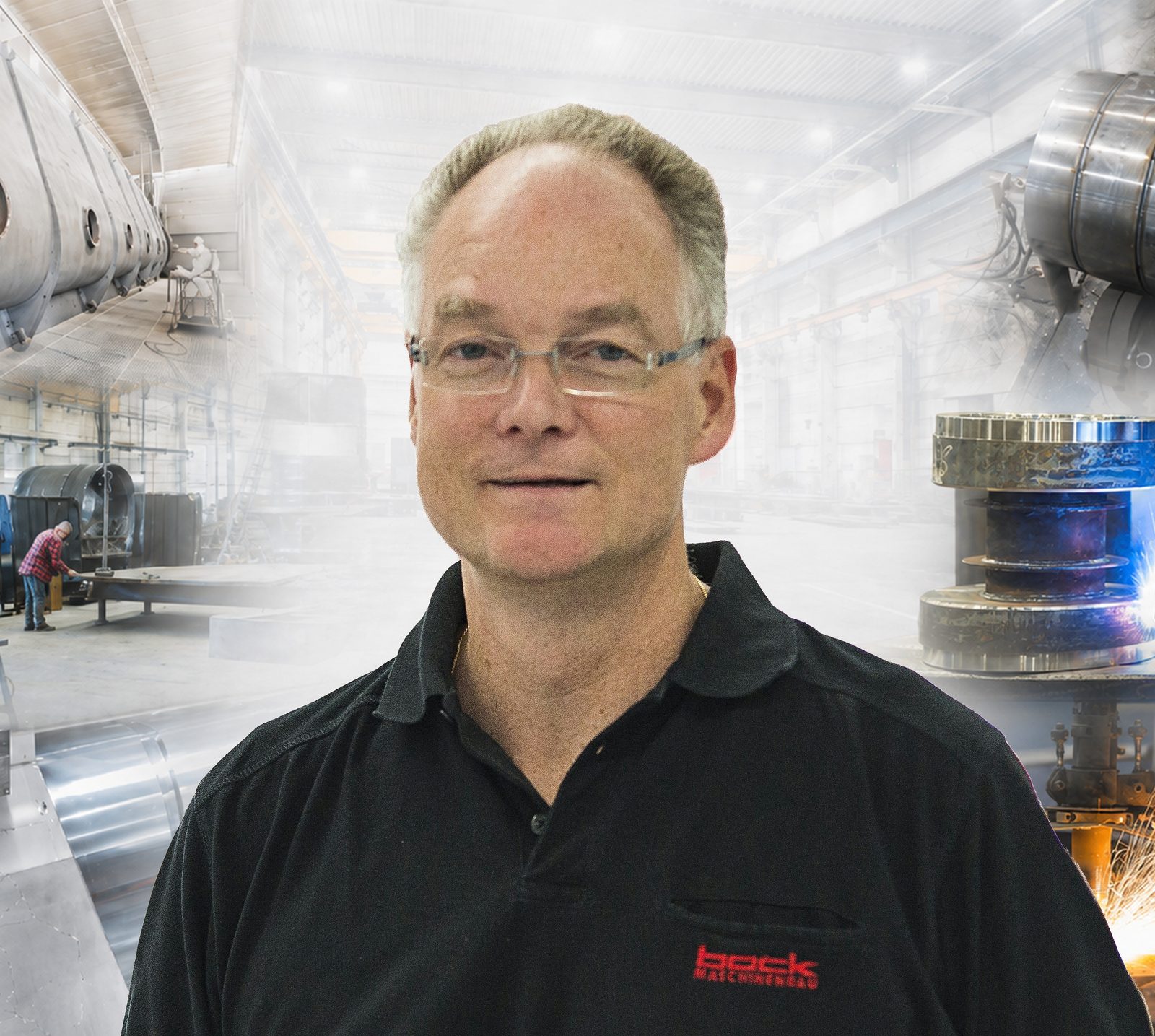 Retrato: Hermann Bock, gerente da Bock Maschinenbau GmbH em Lorch