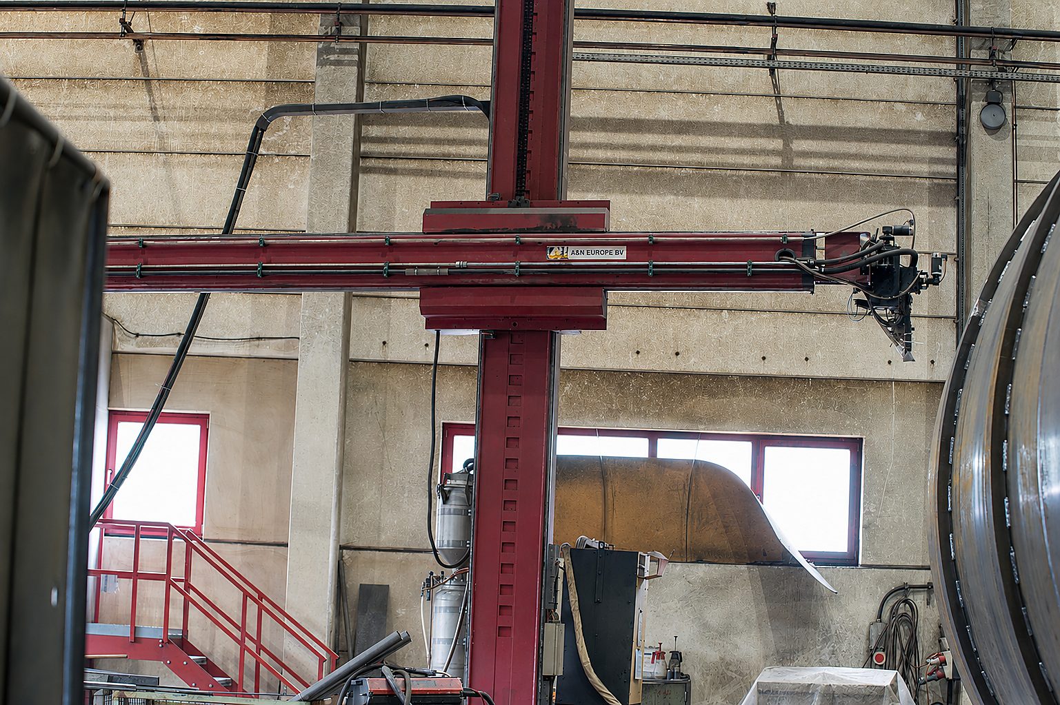 Instalação de soldadura por arco submerso – subcontratação industrial, Bock Lorch