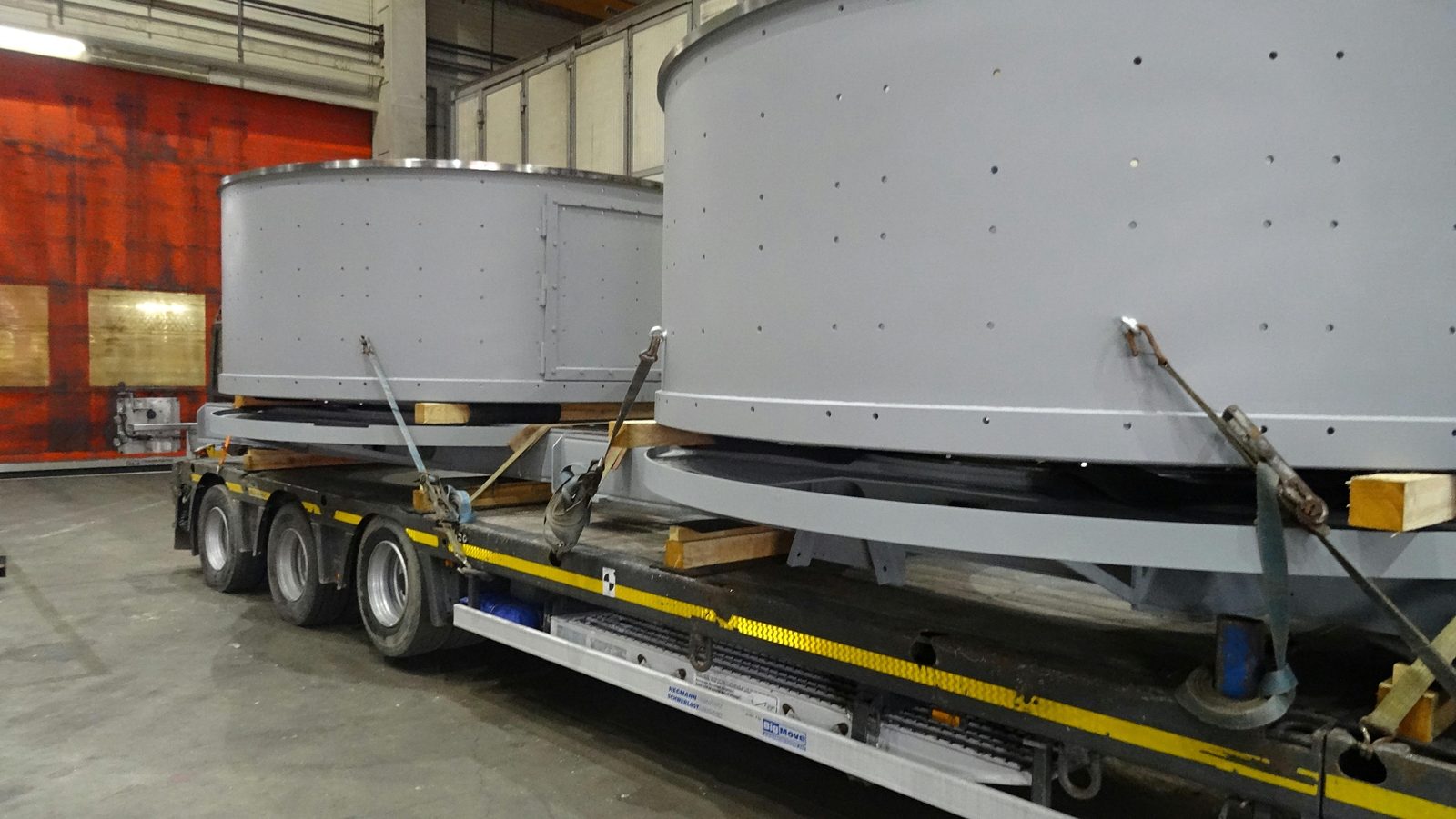 Logistică pentru sarcini grele în construcția de instalații, în calitate de furnizor de componente