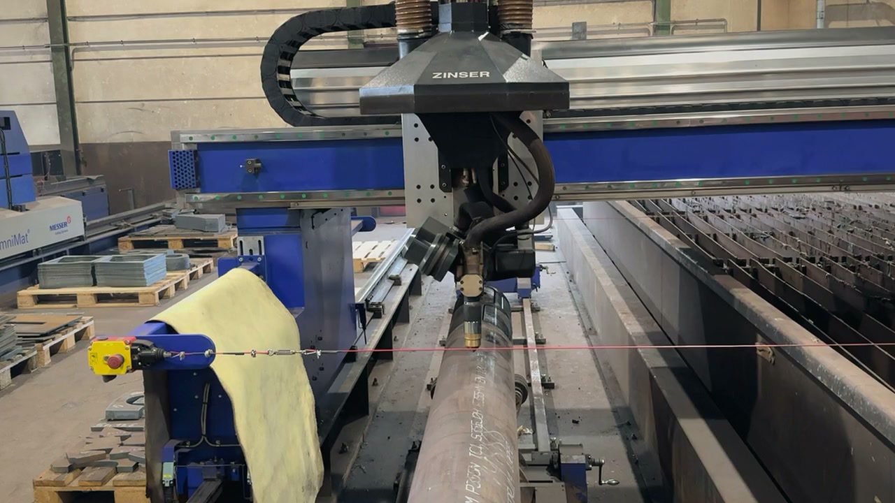 Zinxhiri i prodhimit te Bock Maschinenbau Lorch – nga prerja me plazëm deri te lyerja